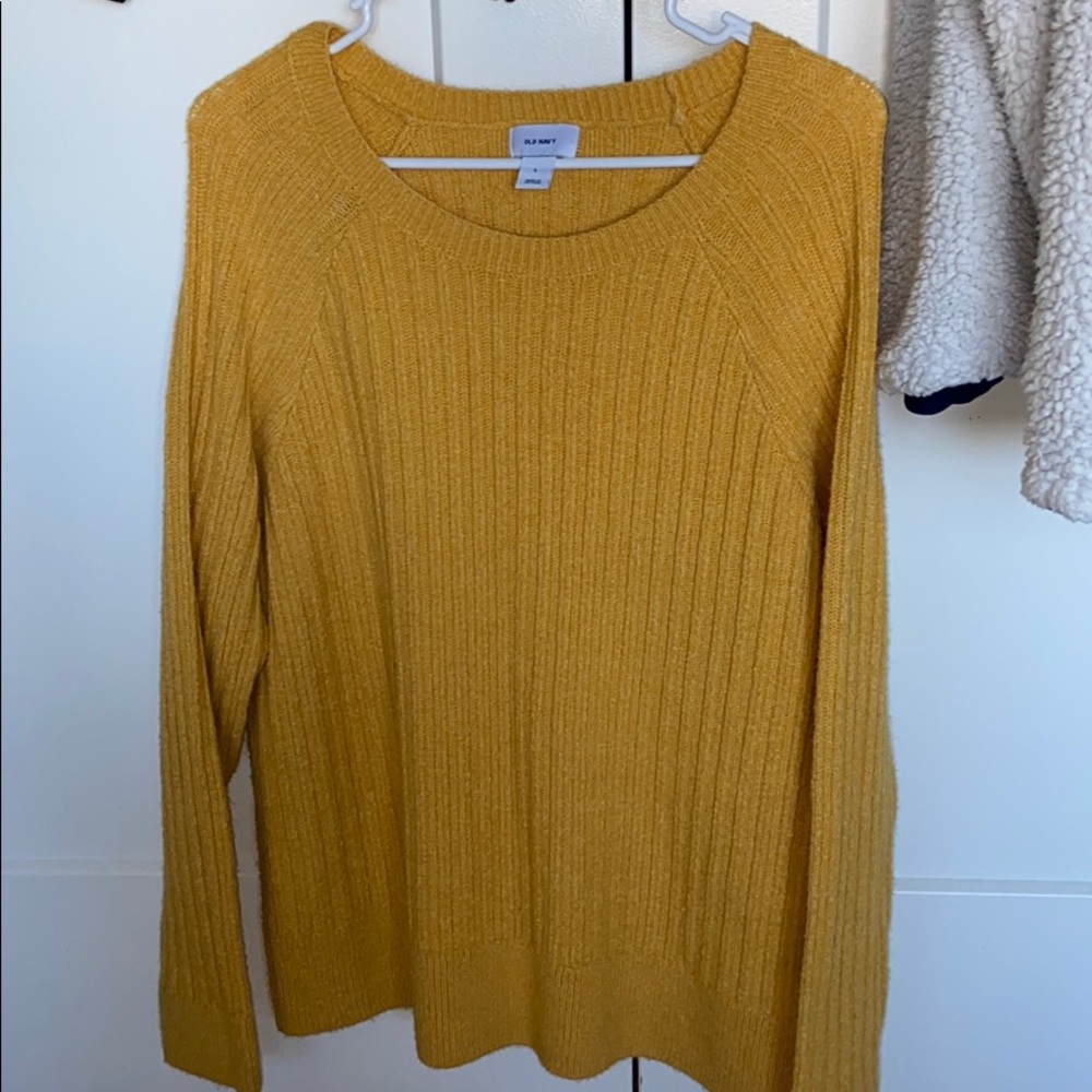 Mustard Yellow Old Navy Sweater